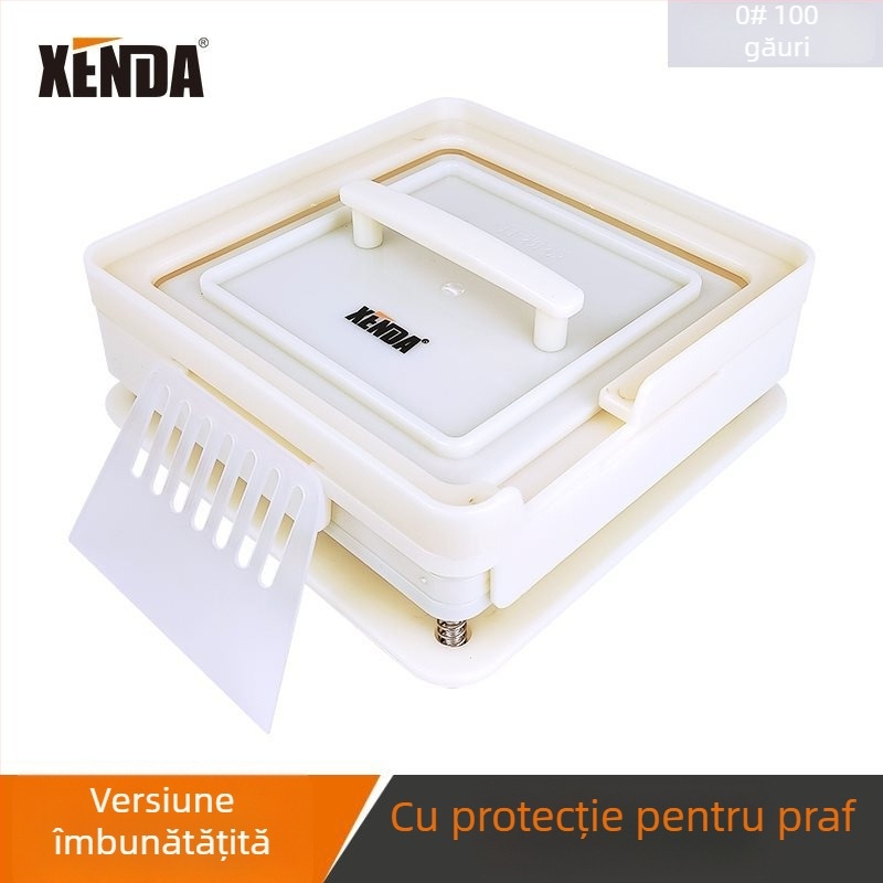 Xenda No. 0 Mașină de umplere capsule cu 100 găuri, placă de umplere – Mașină de umplere pulbere (Profesională)