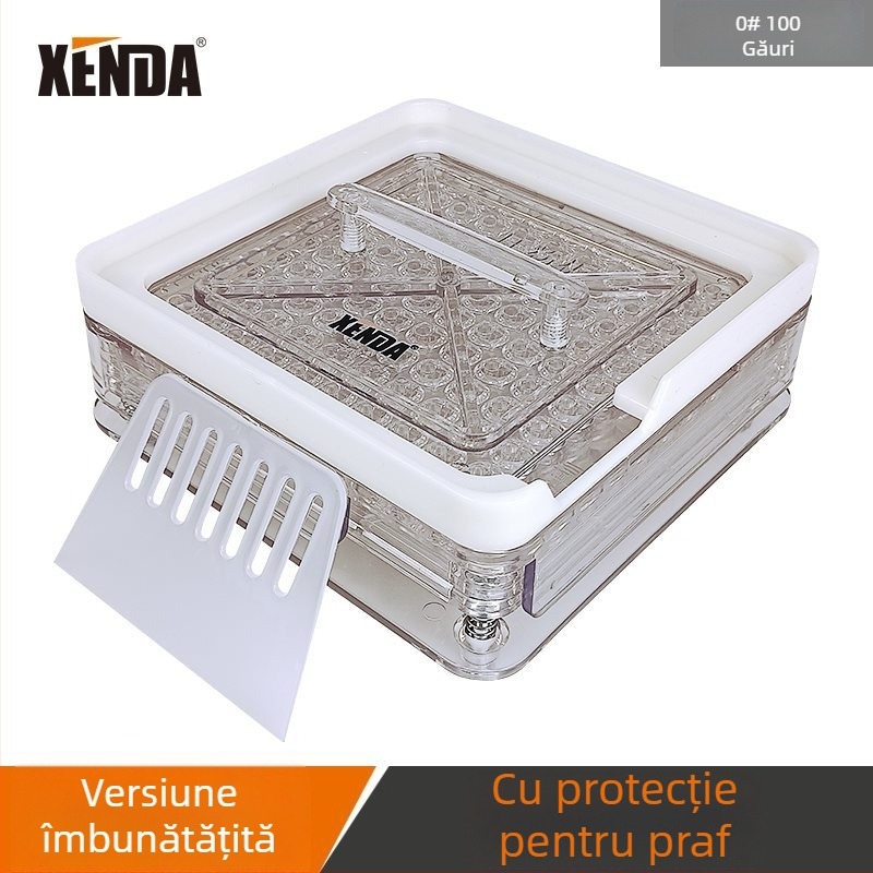 Xenda No. 0 Mașină de umplere capsule cu 100 găuri, placă de umplere – Mașină de umplere pulbere (Profesională)