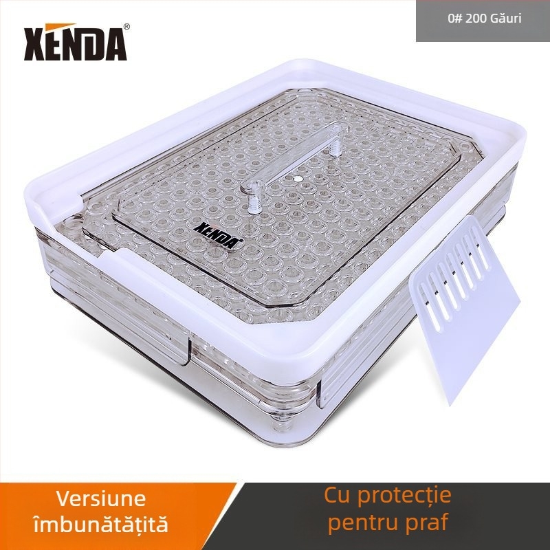 Xenda No. 0 Mașină de umplere capsule cu 100 găuri, placă de umplere – Mașină de umplere pulbere (Profesională)