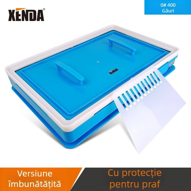 Xenda No. 0 Mașină de umplere capsule cu 100 găuri, placă de umplere – Mașină de umplere pulbere (Profesională)