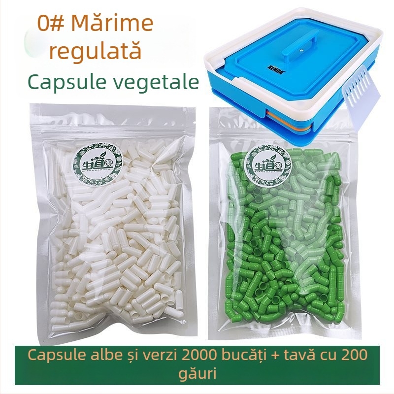 Xenda No. 0 Mașină de umplere capsule cu 100 găuri, placă de umplere – Mașină de umplere pulbere (Profesională)