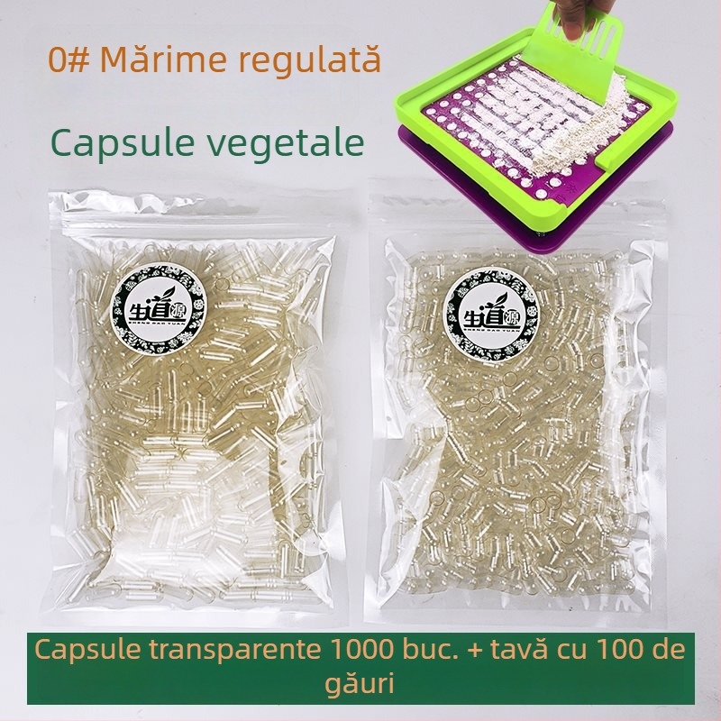 Xenda No. 0 Mașină de umplere capsule cu 100 găuri, placă de umplere – Mașină de umplere pulbere (Profesională)