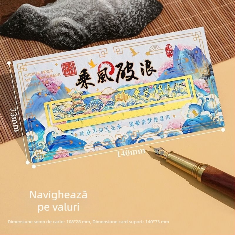 Semn de carte metalic în stil Ins, cu flori proaspete, amintire de absolvire, suvenir de călătorie, decor pentru elevi