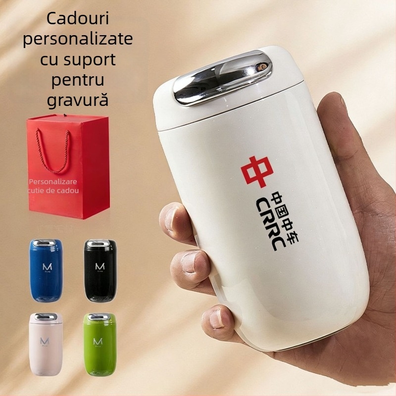 Cana termică de cafea în formă de ou, din oțel inoxidabil 316, izolare termică 6–12 ore, capacitate mare, portabilă pentru casă și școală