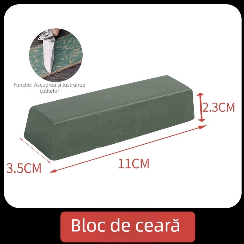 Piatră de ascuțit cu două fețe, din corund alb, pentru bucătărie și uz casnic