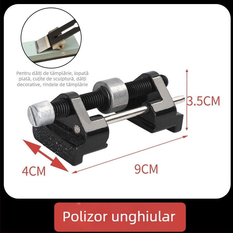 Piatră de ascuțit cu două fețe, din corund alb, pentru bucătărie și uz casnic