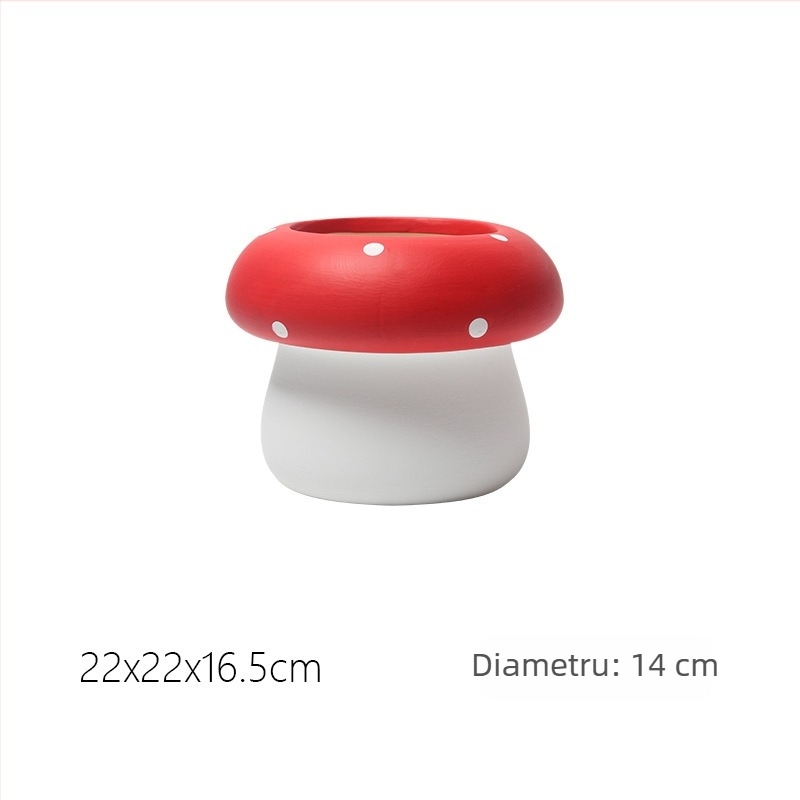 Ghiveci ceramic în stil nordic, lucrat manual, respirabil, biodegradabil, decorativ pentru grădină