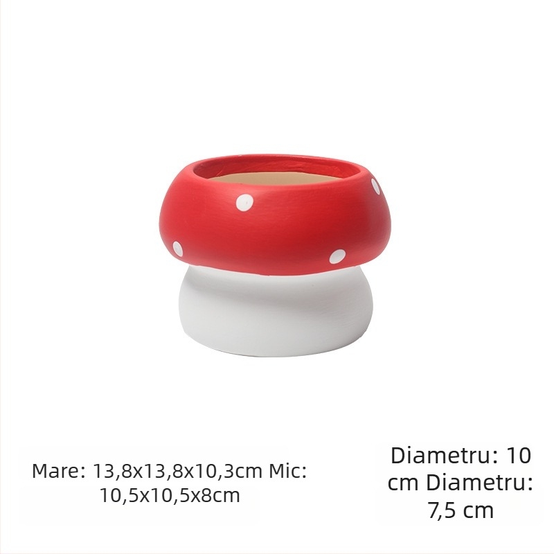 Ghiveci ceramic în stil nordic, lucrat manual, respirabil, biodegradabil, decorativ pentru grădină