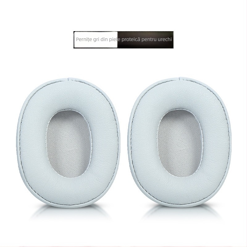 Capace pentru pernele de urechi Audio-Technica ATH-SR5/SR5BT, din piele cu burete, protecție pentru banda de cap și pernă pentru traversă