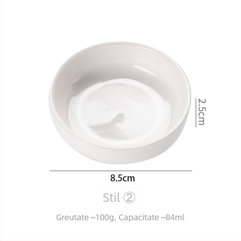 Farfurioară ceramică pictată manual, mic vas de sos în stil japonez pentru sos de soia și oțet