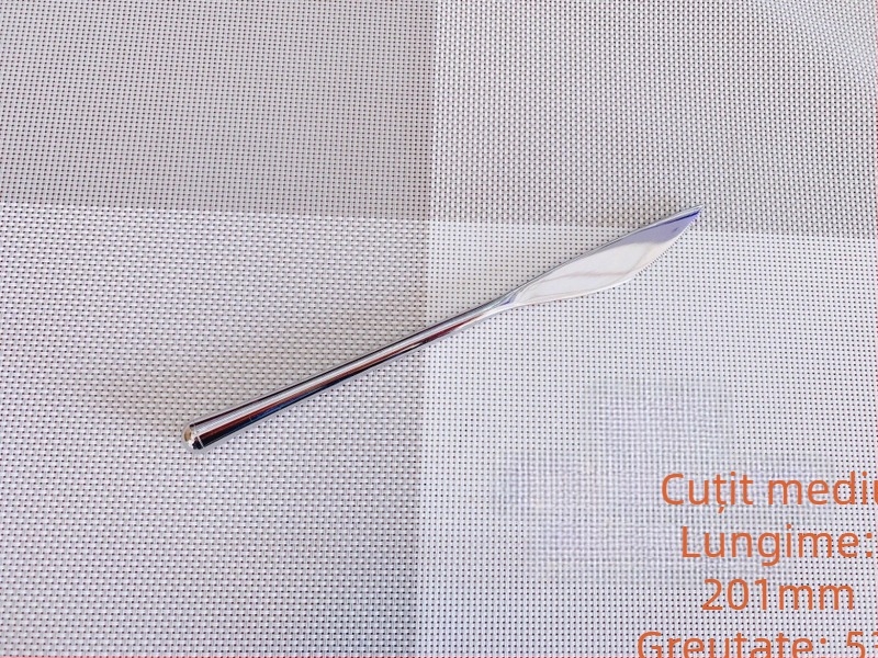 Hongxuan set tacâm din oțel inoxidabil 304 – cuțit, furculiță și lingură, stil japonez pentru restaurante