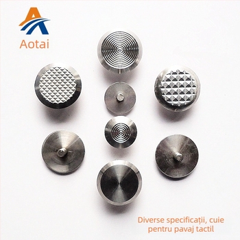 Ao Titanium 304 oțel inoxidabil: șuruburi pentru bandă tactilă, pentru garaje, calmarea traficului și trasee accesibile