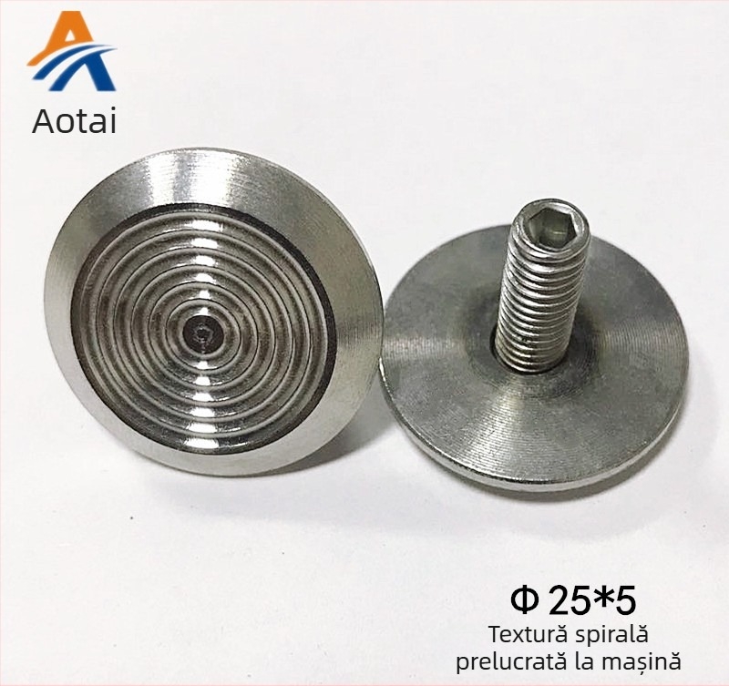 Ao Titanium 304 oțel inoxidabil: șuruburi pentru bandă tactilă, pentru garaje, calmarea traficului și trasee accesibile