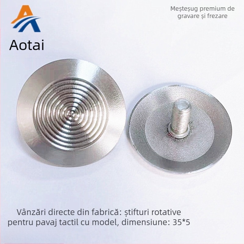Ao Titanium 304 oțel inoxidabil: șuruburi pentru bandă tactilă, pentru garaje, calmarea traficului și trasee accesibile