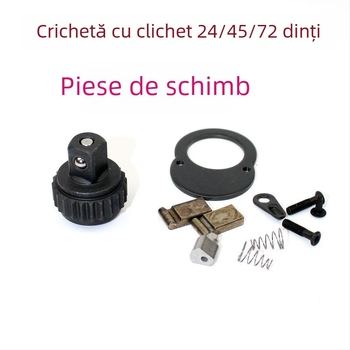 Set de reparații pentru cheie cu soclu, dinți 72, în geantă cu accesorii