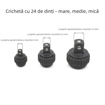 Set de reparații pentru cheie cu soclu, dinți 72, în geantă cu accesorii
