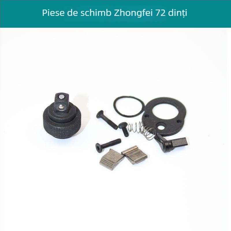 Set de reparații pentru cheie cu soclu, dinți 72, în geantă cu accesorii