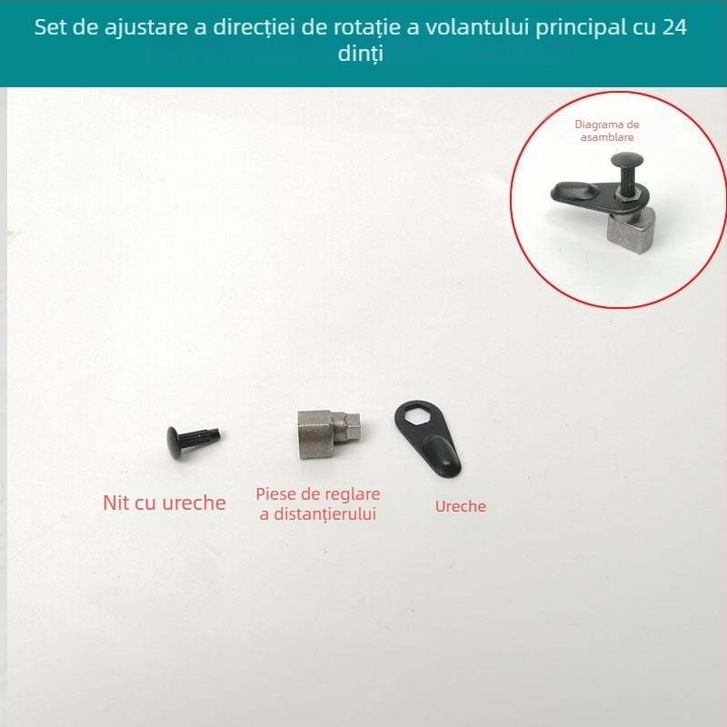 Set de reparații pentru cheie cu soclu, dinți 72, în geantă cu accesorii