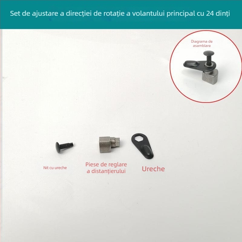Set de reparații pentru cheie cu soclu, dinți 72, în geantă cu accesorii