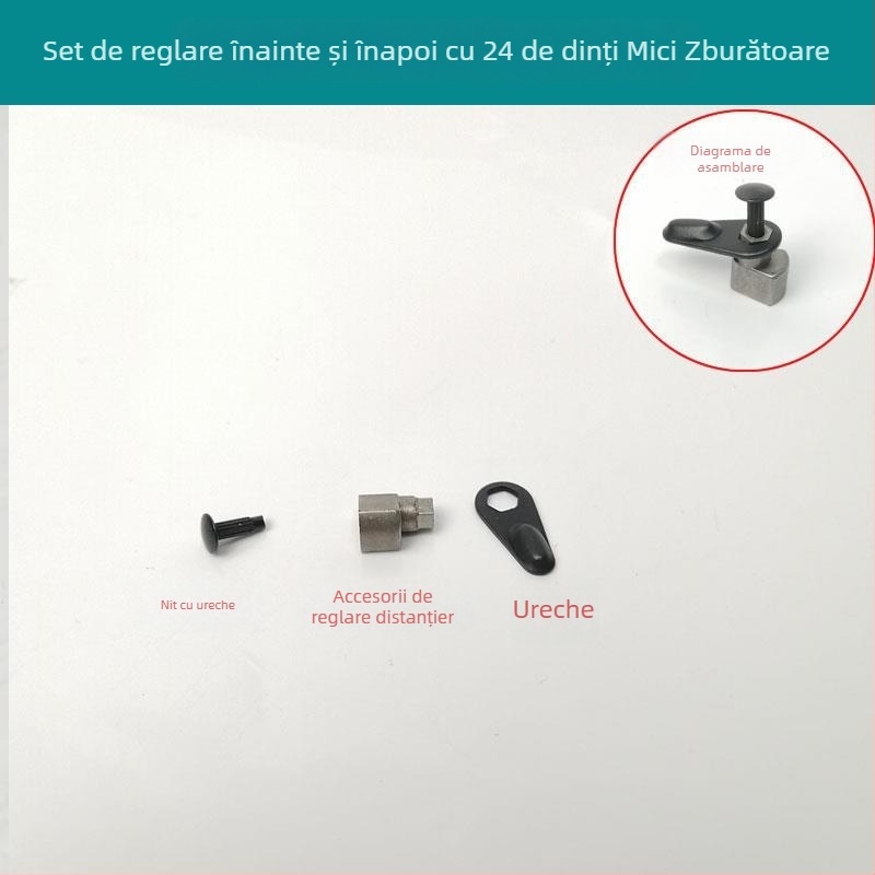 Set de reparații pentru cheie cu soclu, dinți 72, în geantă cu accesorii