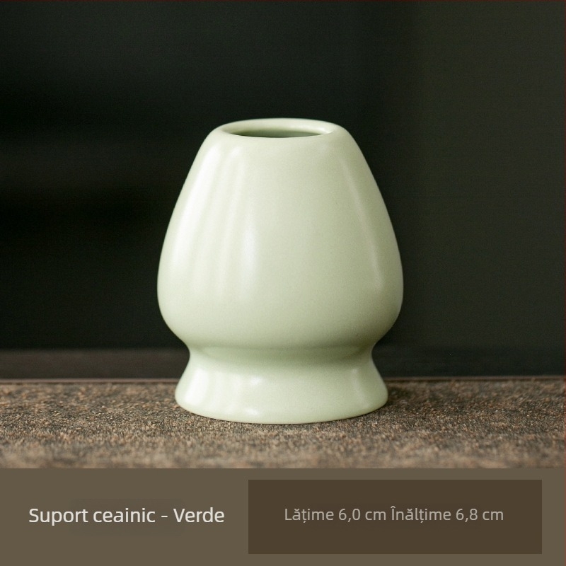 Suport ceramic pentru telul de matcha – suport pentru perie de ceai – accesorii pentru ceremonia japoneză a ceaiului