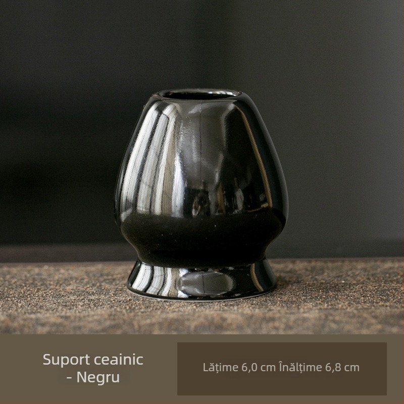 Suport ceramic pentru telul de matcha – suport pentru perie de ceai – accesorii pentru ceremonia japoneză a ceaiului