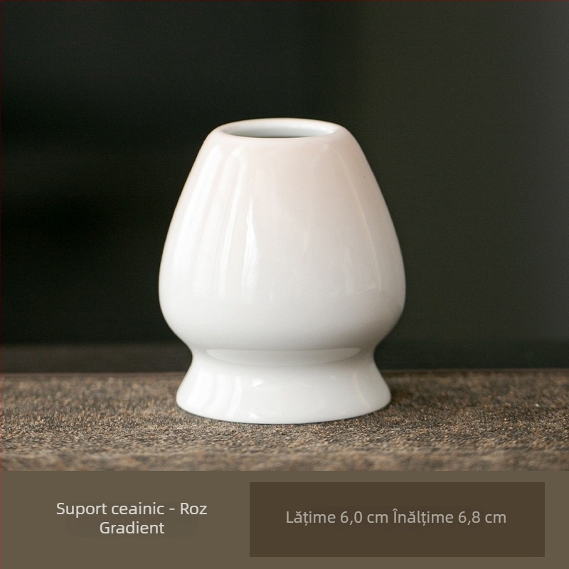 Suport ceramic pentru telul de matcha – suport pentru perie de ceai – accesorii pentru ceremonia japoneză a ceaiului