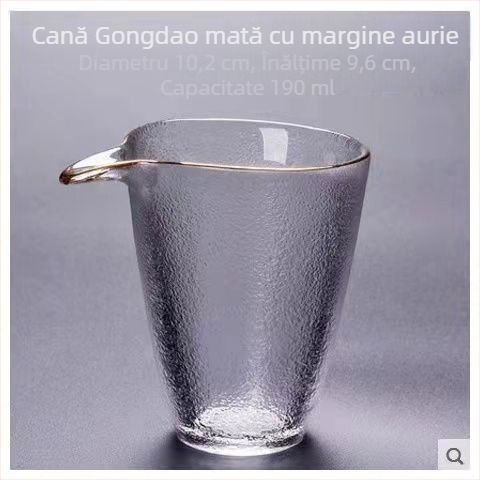 Ceașcă de ceai din cristal, cu textură ciocănită, stil japonez, accesorii Kung Fu pentru ceai, ceașcă unică