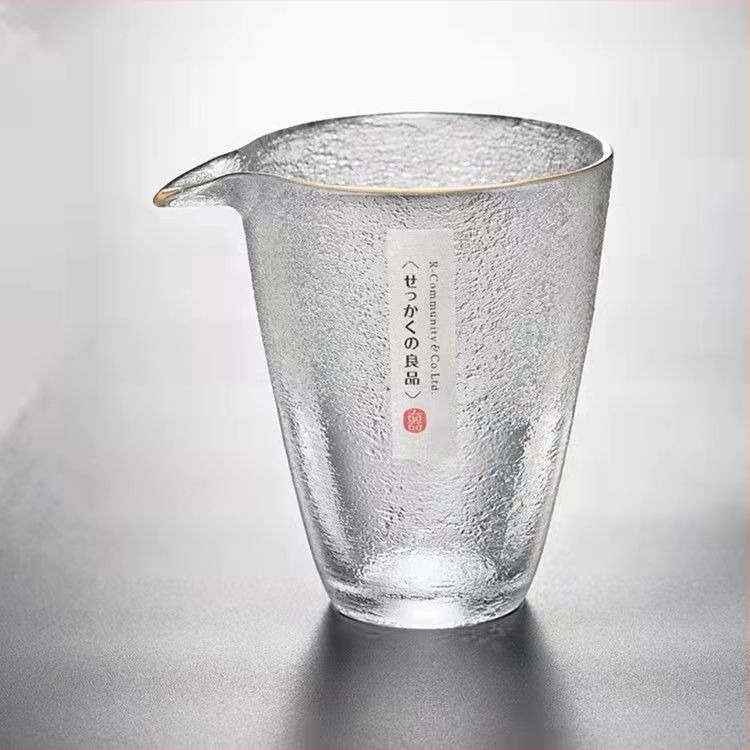 Ceașcă de ceai din cristal, cu textură ciocănită, stil japonez, accesorii Kung Fu pentru ceai, ceașcă unică