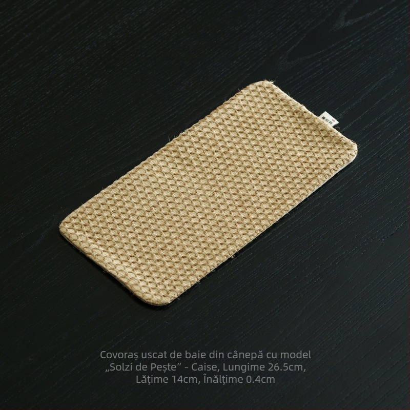 Suporturi pentru ceai din bumbac și in, țesături împletite cu sfoară de cânepă, accesorii pentru ceremonia ceaiului, covorașe de masă în stil Zen retro
