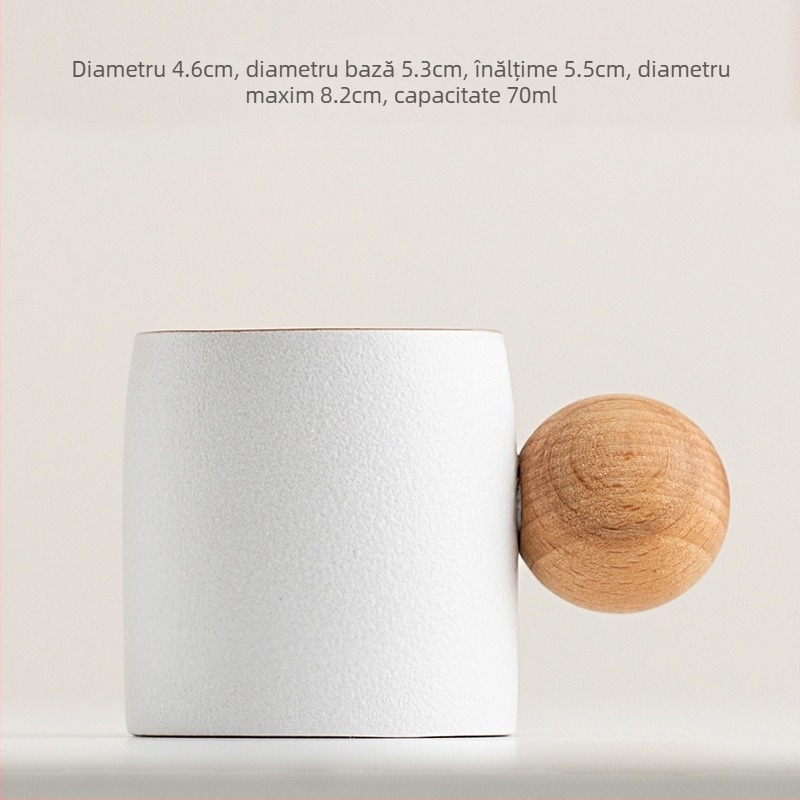 Set ceramic pentru cafea în stil japonez, căni pentru ceai de după-amiază și cadou