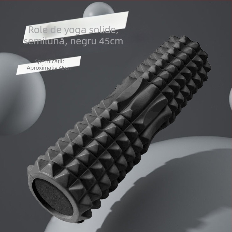 Rolă de masaj din spumă cu țepi pentru relaxare musculară și masaj la spate – fitness și întindere