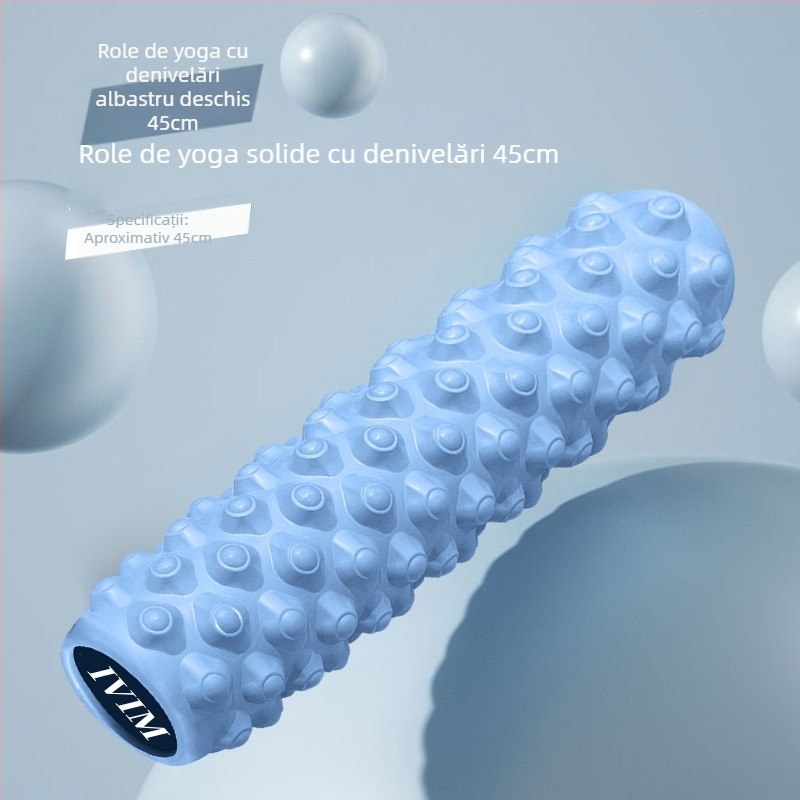 Rolă de masaj din spumă cu țepi pentru relaxare musculară și masaj la spate – fitness și întindere
