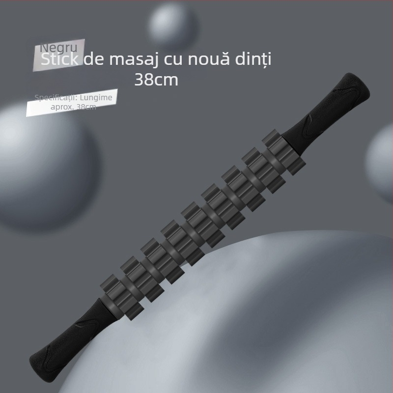 Rolă de masaj din spumă cu țepi pentru relaxare musculară și masaj la spate – fitness și întindere