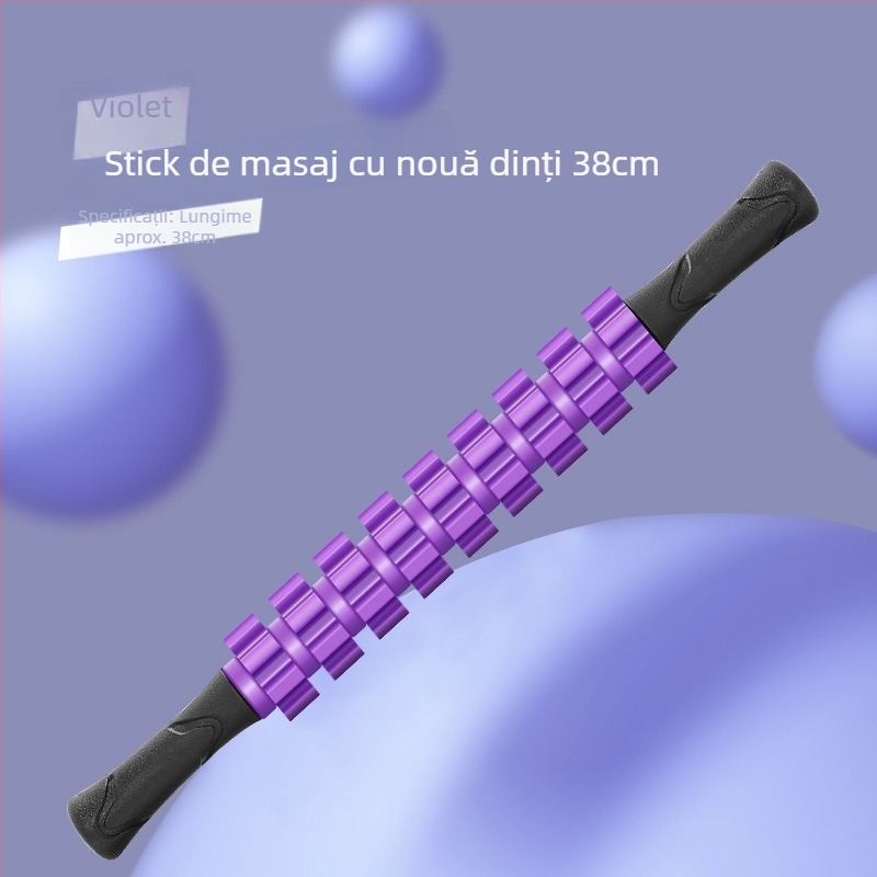 Rolă de masaj din spumă cu țepi pentru relaxare musculară și masaj la spate – fitness și întindere