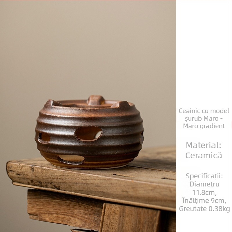 Ceainic ceramic pentru ceai de flori și infuzie de lapte, ceainic în formă de pară pentru fierbere pe plită, capacitate mare