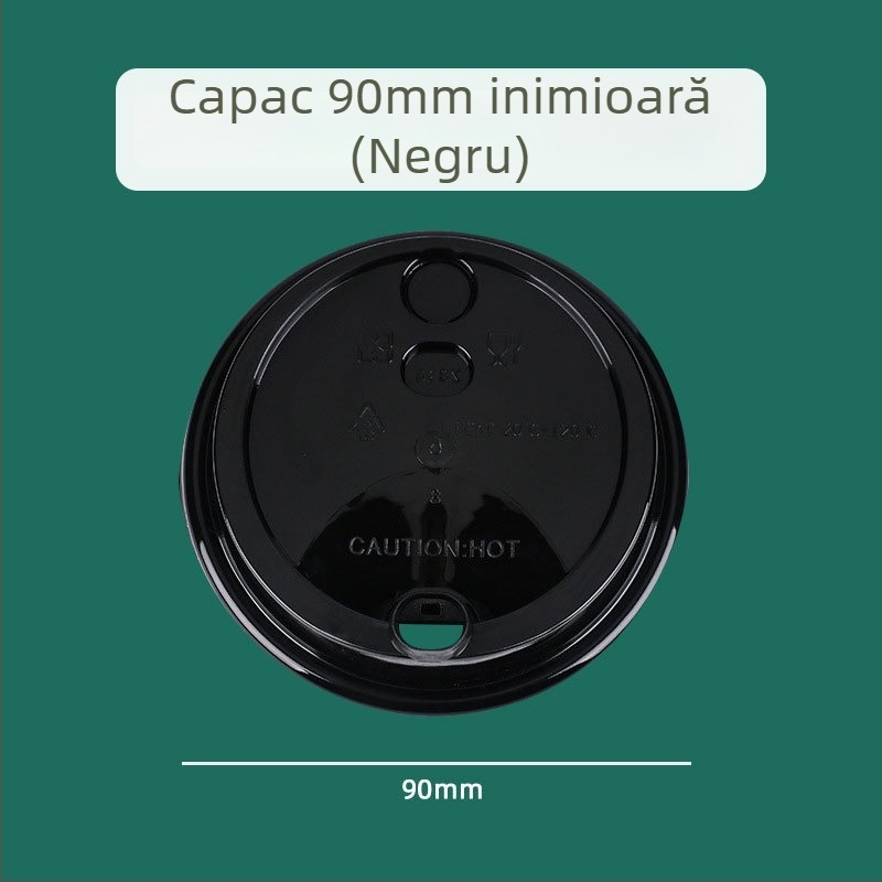 Ding Shan pahar plastic de unică folosință în formă de U, pentru ceai cu lapte, sucuri și băuturi, turnare prin injecție, capacitate 500–700 ml, imprimare logo personalizată