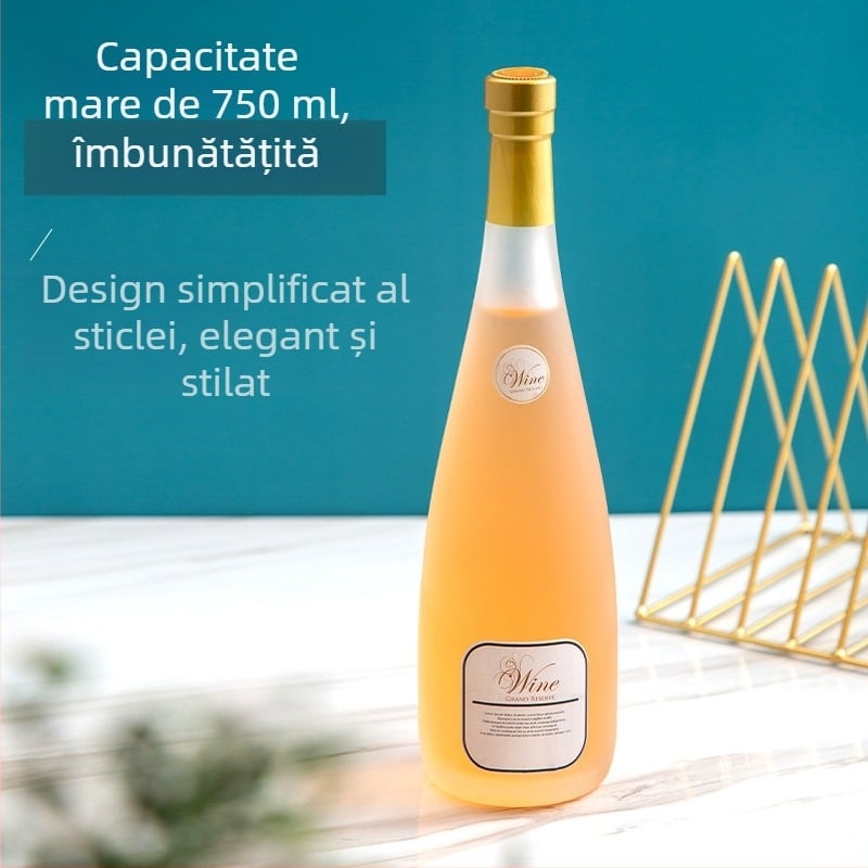 750ml Ice Wine – sticlă albă de înaltă calitate pentru vin de struguri, vin de fructe și vin roșu