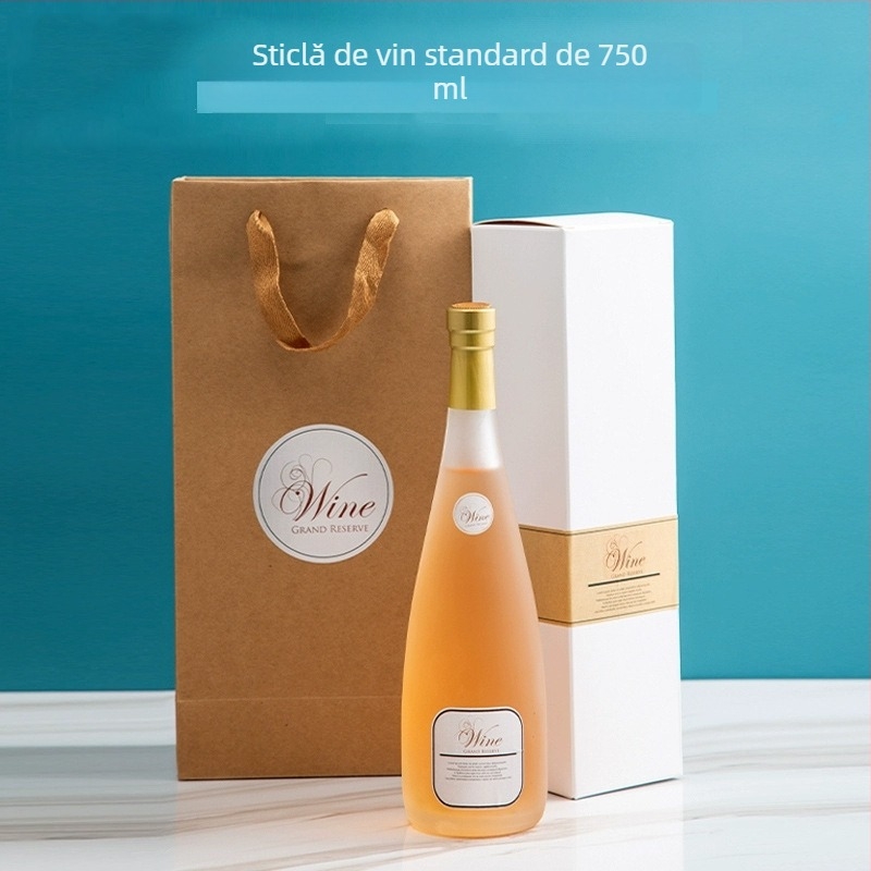 750ml Ice Wine – sticlă albă de înaltă calitate pentru vin de struguri, vin de fructe și vin roșu