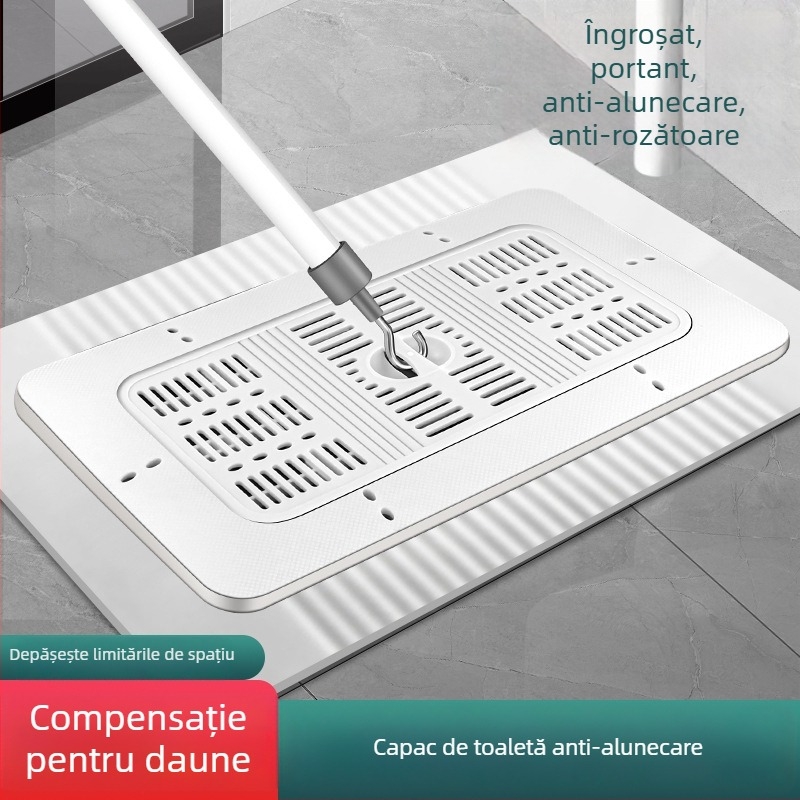 Capac de toaletă pentru WC de tip squat, din ABS, etanș, anti-miros, accesoriu universal pentru baie
