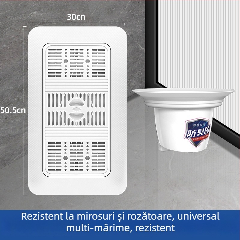 Capac de toaletă pentru WC de tip squat, din ABS, etanș, anti-miros, accesoriu universal pentru baie