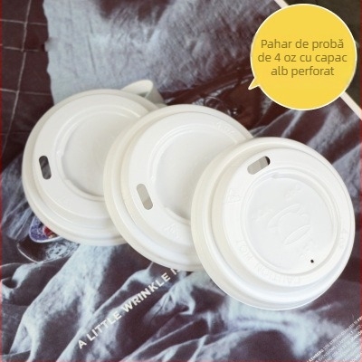 Ceașcă de cafea din Hârtie, de unică folosință, 4 oz (100 ml), cupă ondulată cu două straturi, cupă de degustare