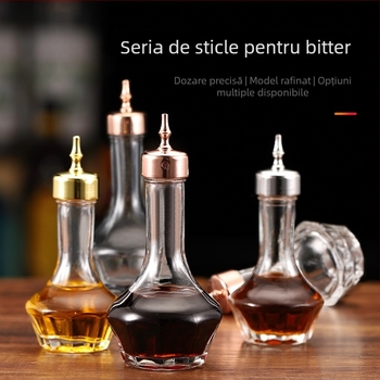 Sticlă de bitters în stil japonez pentru absint și cocktailuri – sticlă de bar din sticlă