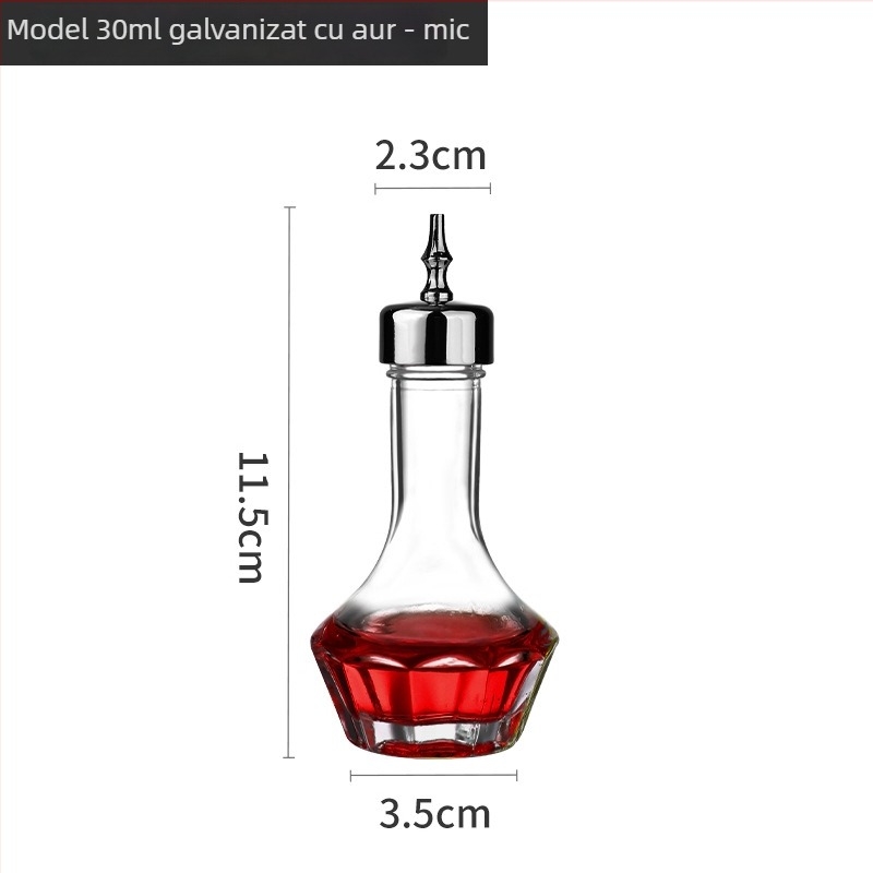 Sticlă de bitters în stil japonez pentru absint și cocktailuri – sticlă de bar din sticlă