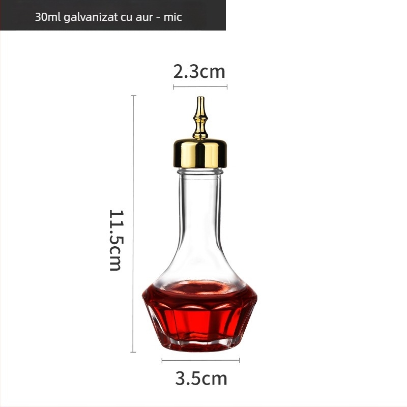 Sticlă de bitters în stil japonez pentru absint și cocktailuri – sticlă de bar din sticlă