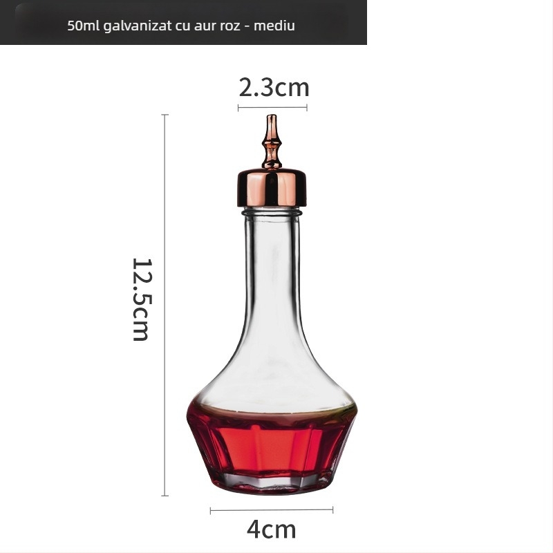 Sticlă de bitters în stil japonez pentru absint și cocktailuri – sticlă de bar din sticlă
