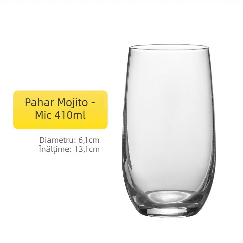 Pahar Collins pentru cocktailuri, pahar Mojito, cristal fără plumb, capacitate 1000 ml sau mai mult, stil Bloom modern minimalist