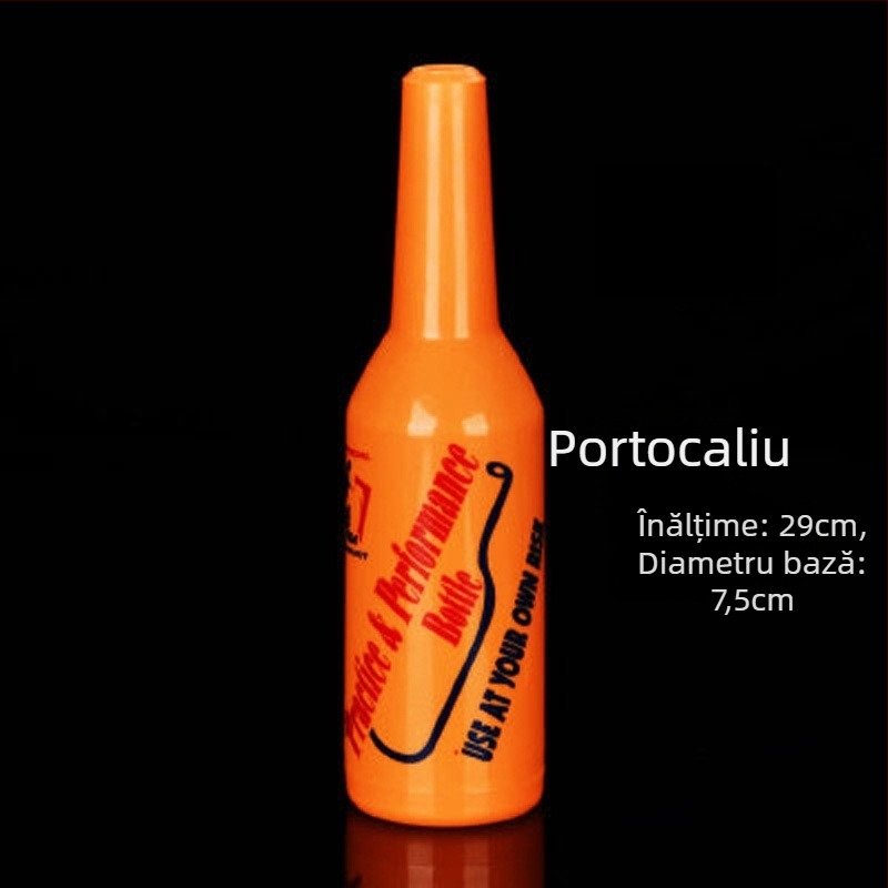 Sticlă de antrenament pentru barman – recipient din plastic pentru practică și aruncare, pentru reprezentări la bar