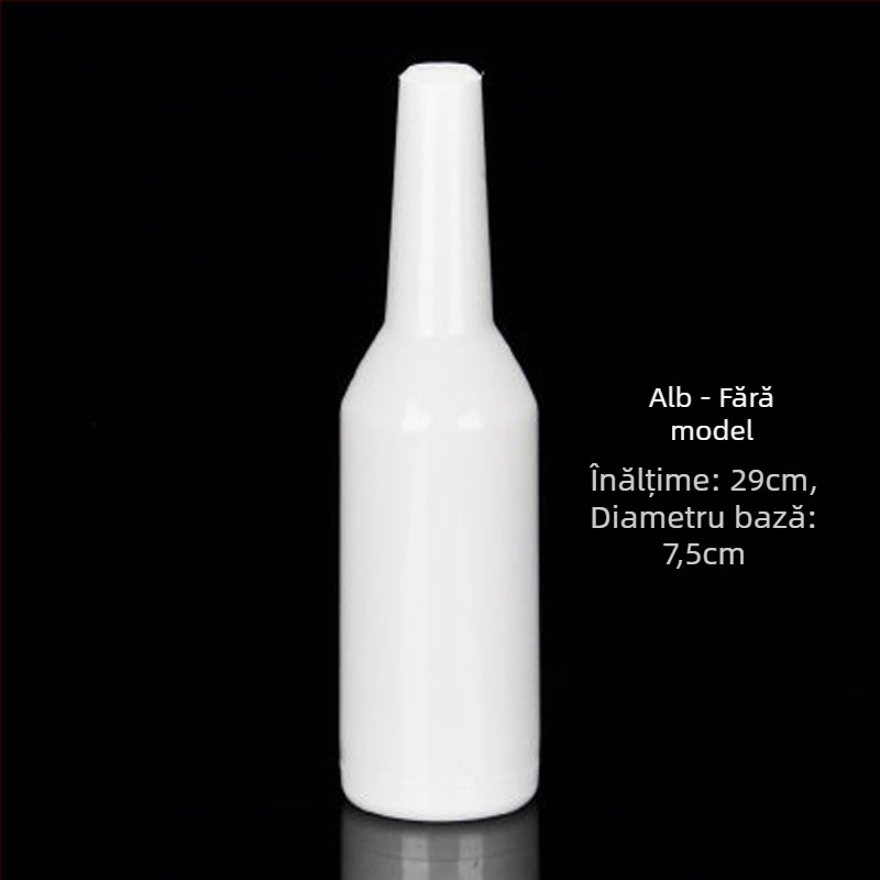 Sticlă de antrenament pentru barman – recipient din plastic pentru practică și aruncare, pentru reprezentări la bar