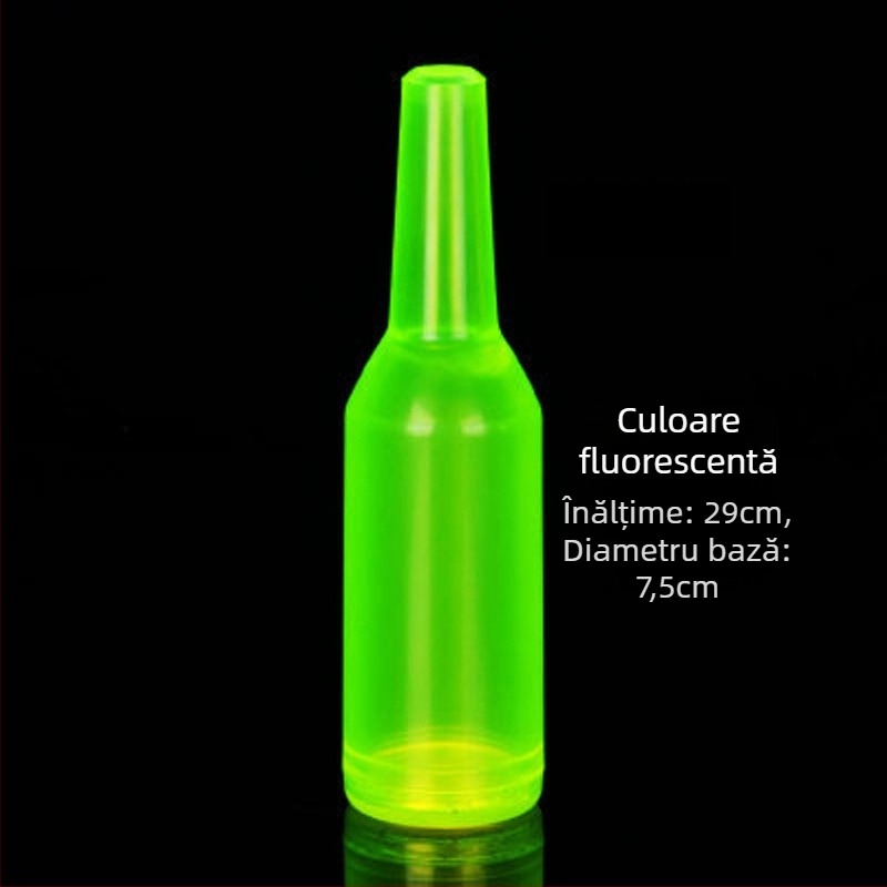Sticlă de antrenament pentru barman – recipient din plastic pentru practică și aruncare, pentru reprezentări la bar
